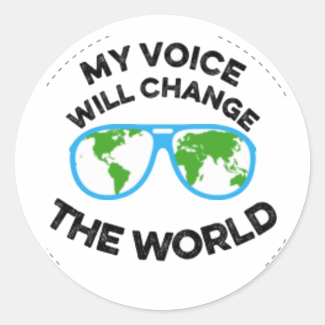 My Voice va changer les Stickers Mondiaux pour l'é (Devant)