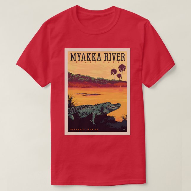 Myakka River State Park Floride TShirt (Design devant)
