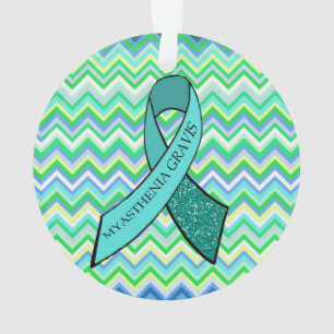 Myasthenia Gravis Flocon de neige Ornement de Noël