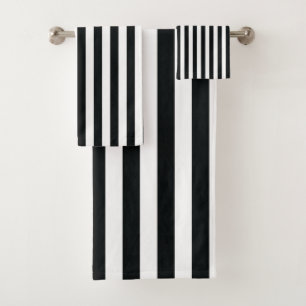Mydéas Bandes minces noires et blanches