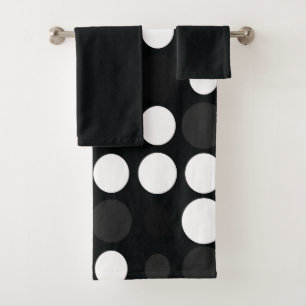 Mydeas Points rétro gris noir et blanc