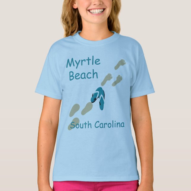 Myrtle Beach, Caroline du Sud T-Shirt Flip-Flops (Devant)