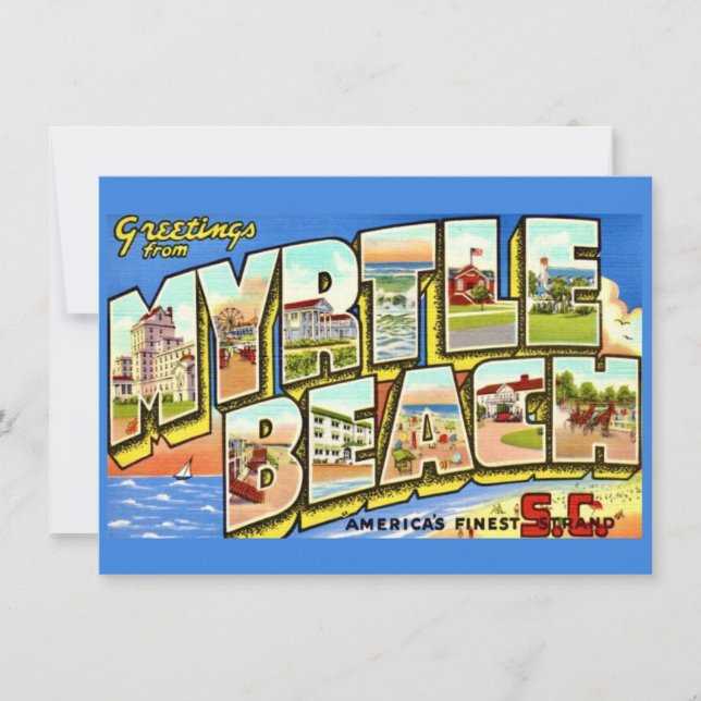 Myrtle Beach SC Moving Faire-part (Devant)
