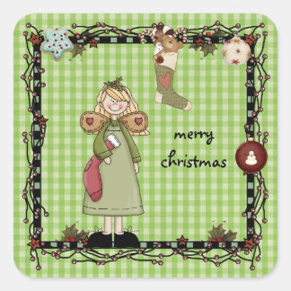 Mys Country Angel autocollant de Noël