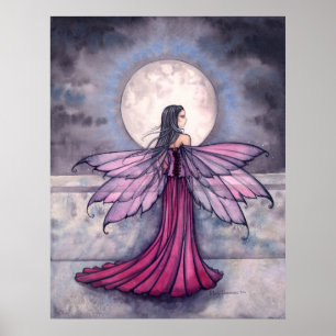 Mysitc Midnight Fairy Poster Print
