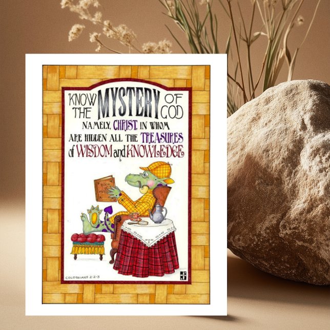 Mystère de Dieu Carte Postale Inspirationnelle (Créateur téléchargé)