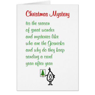 Cartes de vœux Poème Noël  Zazzle.fr