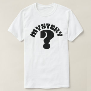 Mystère Homme's Black Question Mark T-shirt
