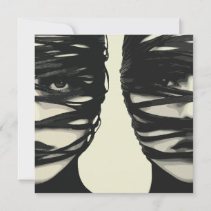 Mystère Masqué : Art des Visages Enveloppés Double
