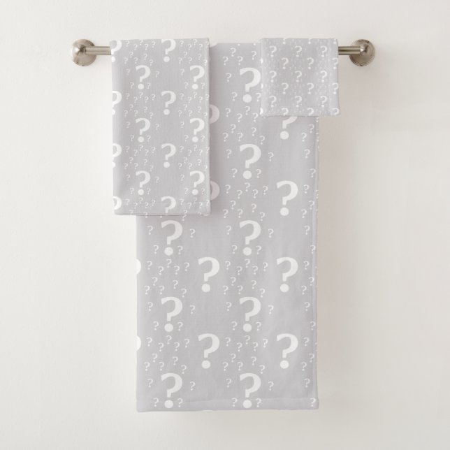Mystère point de question énigme puzzle gris clair (En situation)