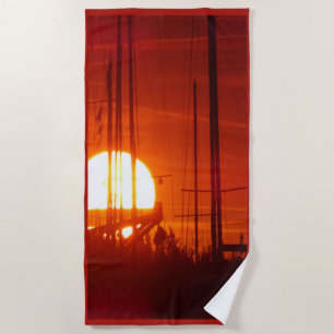 Mystérieuse serviette de plage Sunset