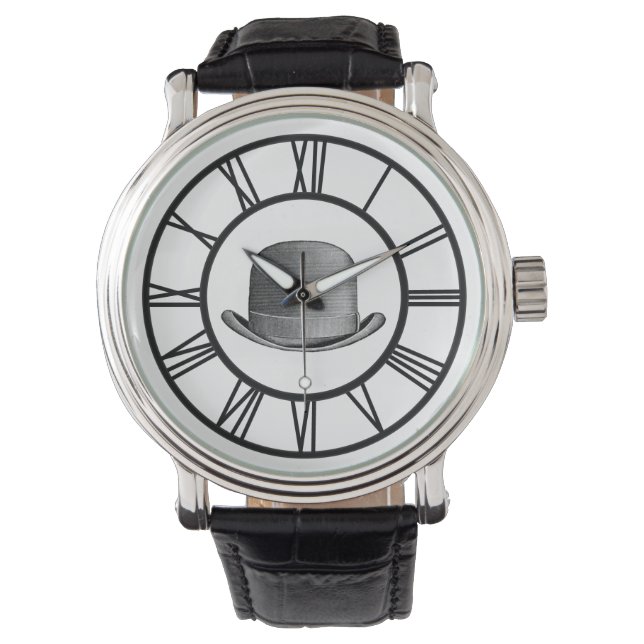 Mystérieux Montre En Cuir Derby (devant)