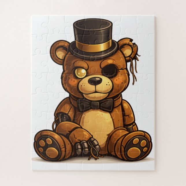 Mysterious Animatronic Night Puzzle (Vertical)