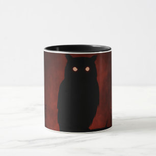 Mysterious Owl in the Night mug