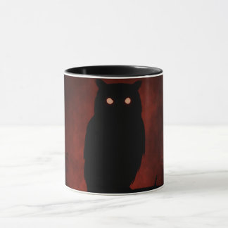 Mysterious Owl in the Night mug