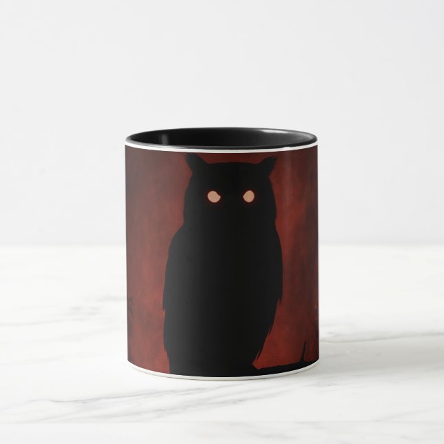 Mysterious Owl in the Night mug (Centre)