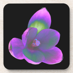 Mystic Beauté Crocus Flower Cork Dessous de verre