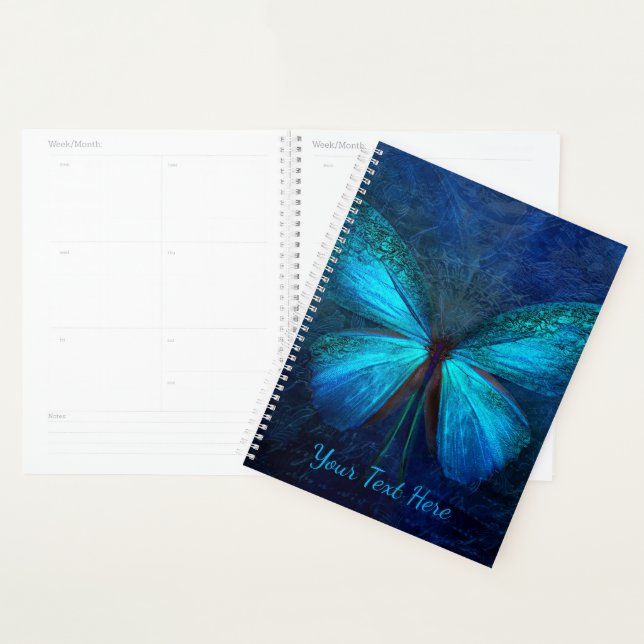 Mystic Blue Butterfly Custom (Devant avec enveloppe)