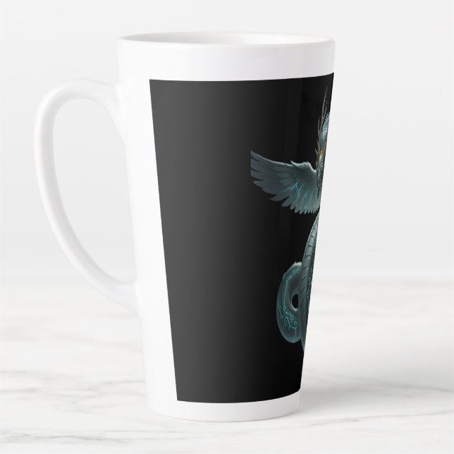 Mystic Dragon Mug – Blue & Green Fantasy (Gauche)
