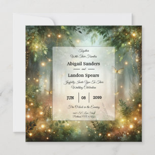 Mystic Forrest Meadow Invitation magique