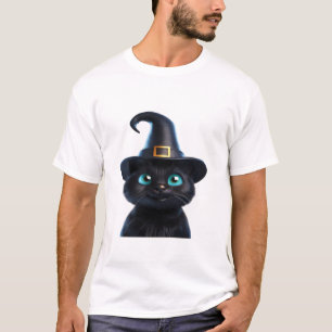 Mystic Kitty Chat d'Halloween T-Shirt Classique