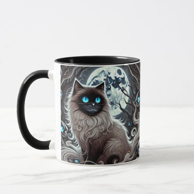 Mystic Moon Cat - Enchanted Black Cat mug (Gauche)