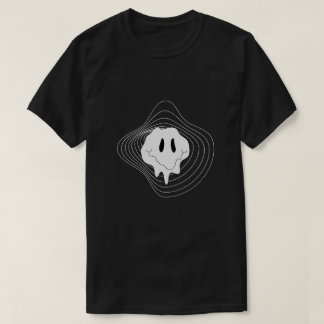 Mystic Ripple Ghost - T-shirt minimaliste moderne