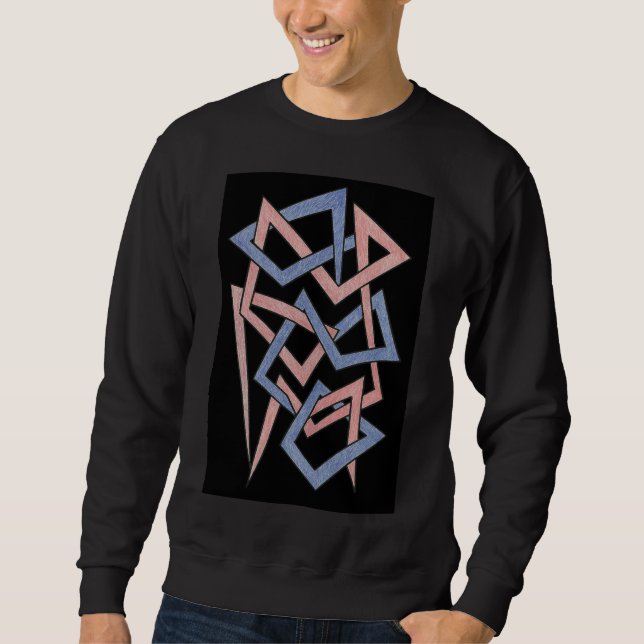 Mystic Shapes Abstract Symbol Sweatshirt (Devant)