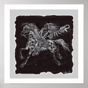 Mystic Warrior Print, Poster Paper (Matte)