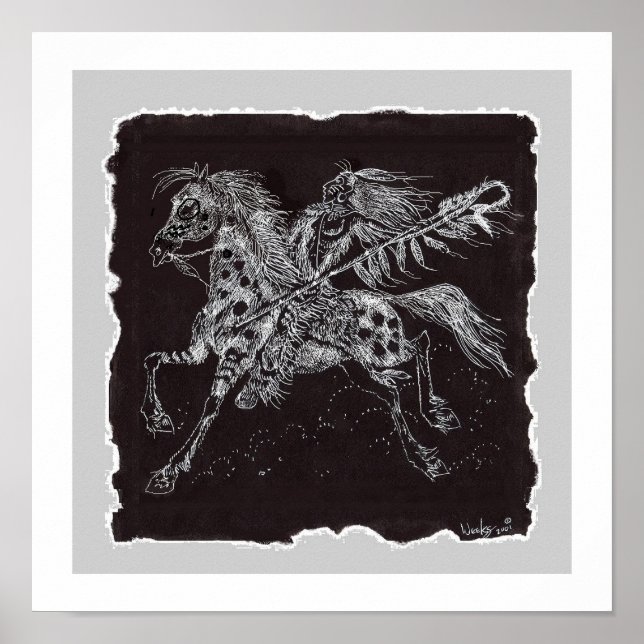 Mystic Warrior Print, Poster Paper (Matte) (Devant)