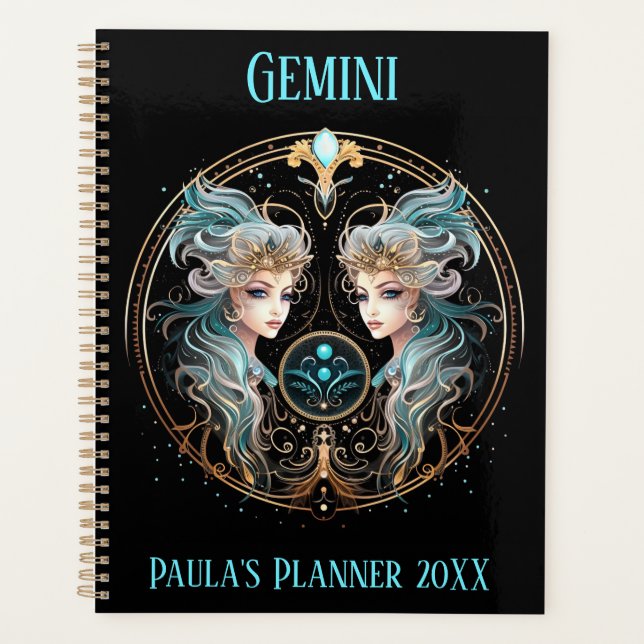 Mystical Gemini Zodiac Artwork  (Devant)