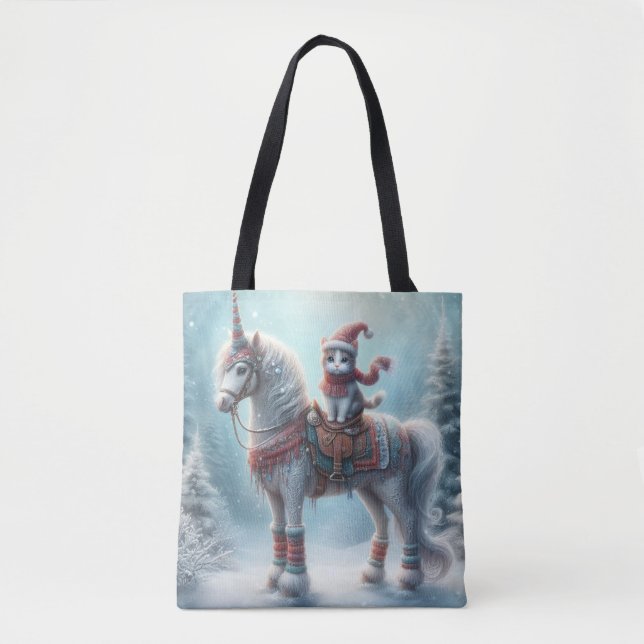 Mystical Spirit Horse Fantasy Tote Bag (Devant)