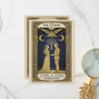 Mystical Tarot Wedding Invitation – Custom ‘The Lo