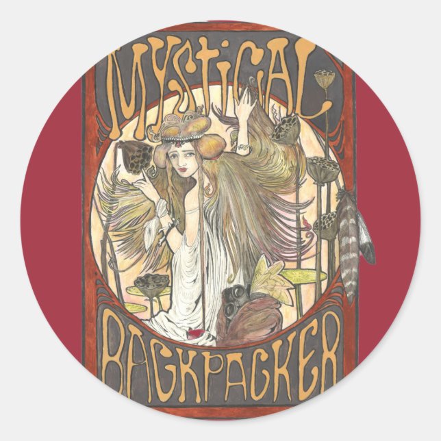 Mystique de Stickers Backpackers Mystiques (Devant)