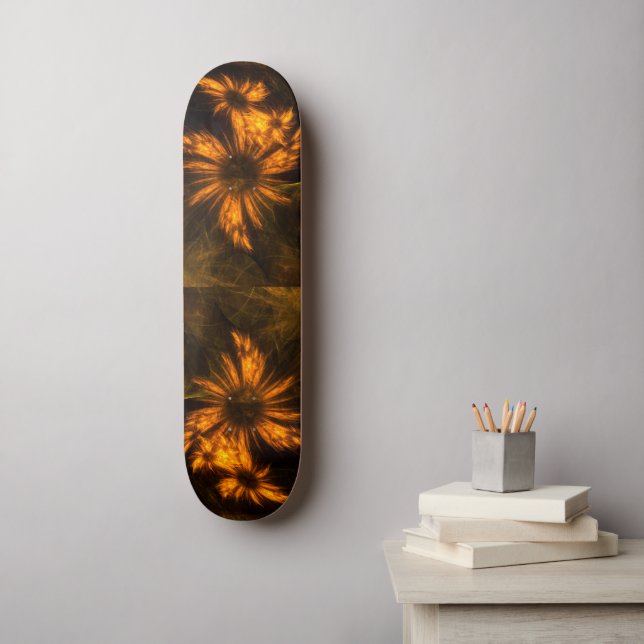 Mystique Garden Art Abstrait Skateboard (Art mural)