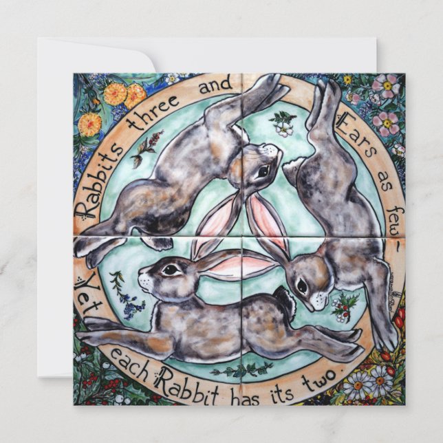 Mystique Trois lapins Hares Oreilles 4 Saisons Vid (Devant)