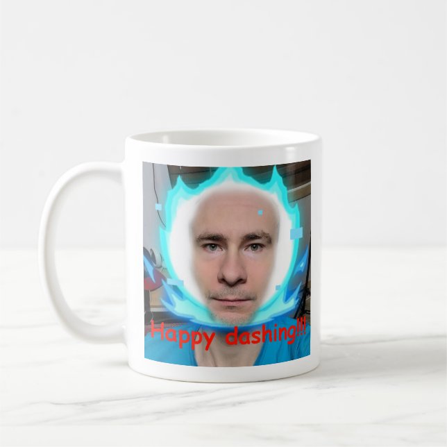 Mythique EricVanWilderman Happy Dashing Mug (Gauche)