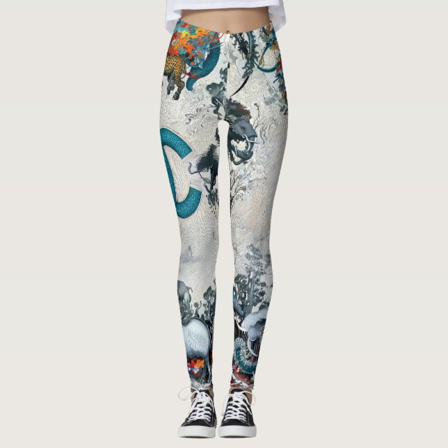 Mythique Jungle Leggings Imaginaire de luxe (Devant)