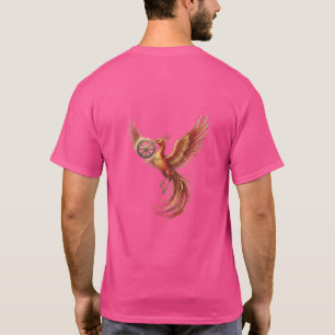 Mythique Oiseau Doré Graphique T-Shirt Homme