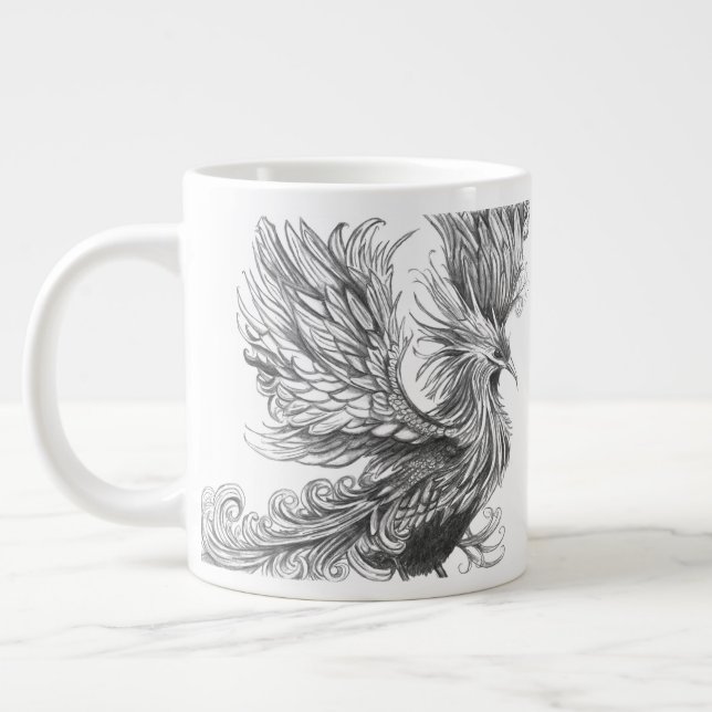 Mythological Phoenix Mug (Gauche)