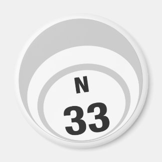 N33 aimant frigo à bille de bingo