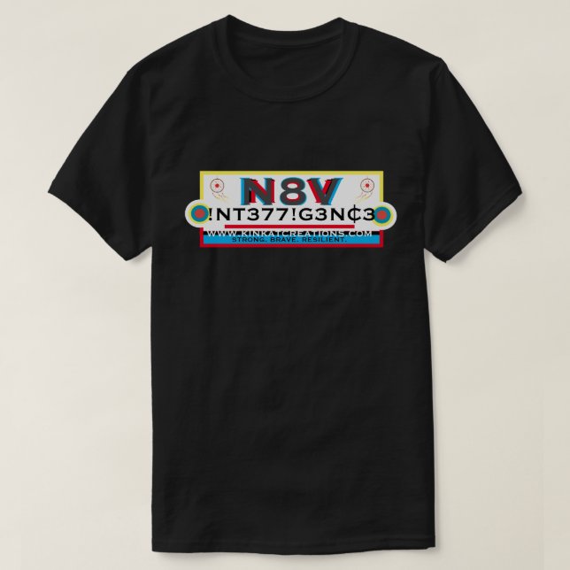 N8V ! NT377 ! T-shirt G3NC3 (Design devant)