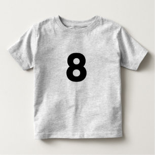 N 8, Numéro huit 8 T-shirt Toddler