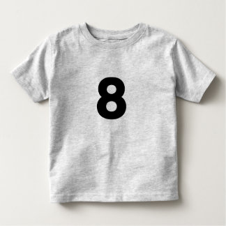 N 8, Numéro huit 8 T-shirt Toddler