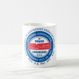 N.A.P.E. Tasse de blanc de logo