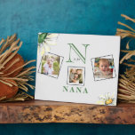 N est pour Nana 3 Photo Collage Plaque<br><div class="desc">3 Collage Photo. N est pour Nana. Foliage. Fête des mères de Nana. Nana anniversaire.</div>