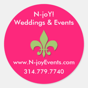 N-joY ! Sticker Fleur de lis Seal.