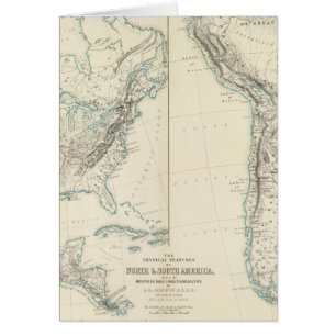 N & S Amérique physique