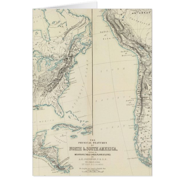 N & S Amérique physique (Devant)