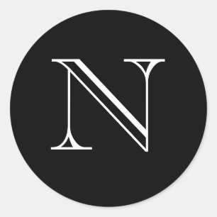 N Stickers Monogrammes